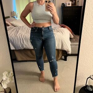 Abercrombie curve love high rise skinny jeans